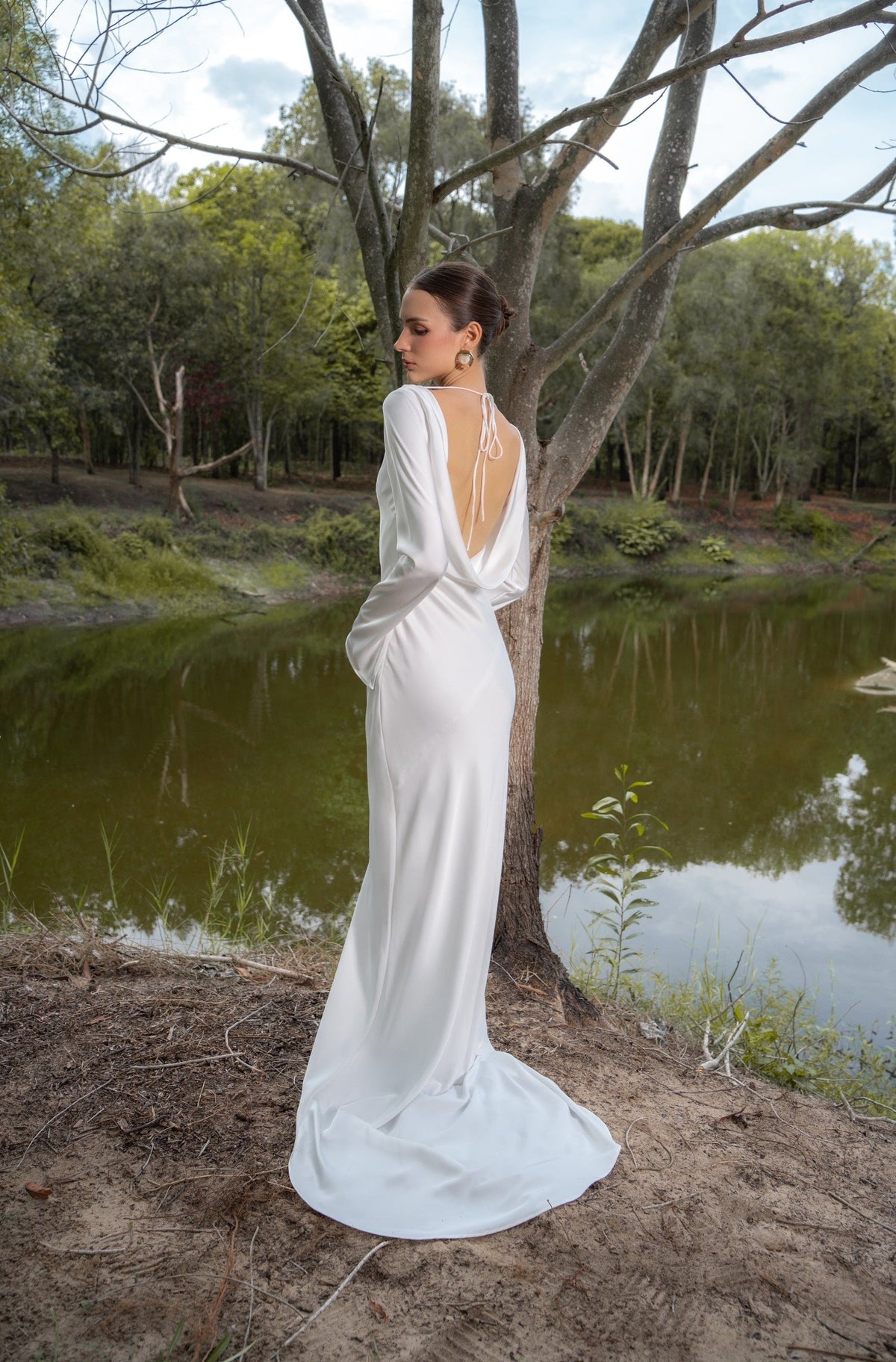 KISSERINE LILY SILK DRESS(4color) – Kisserine designer fashion