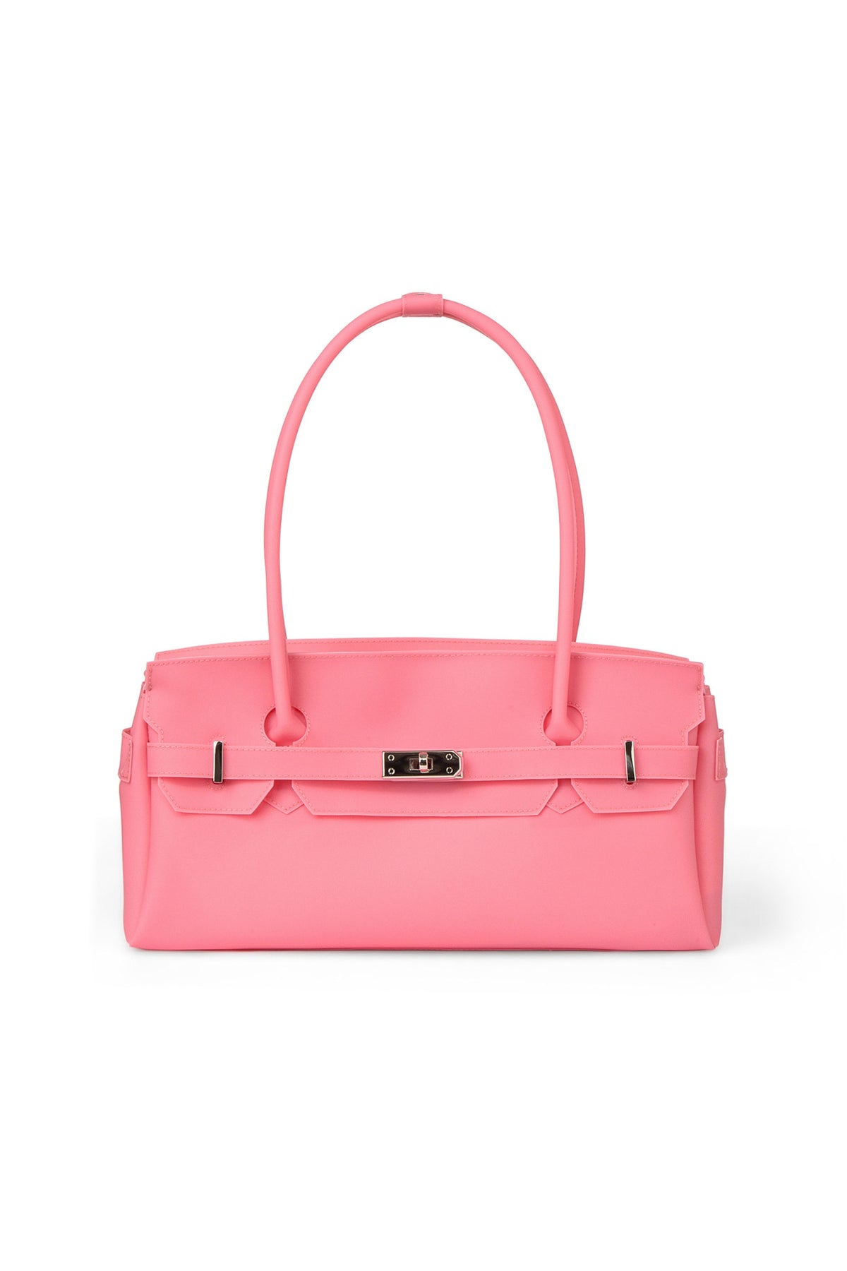 FREE CARD WALLET INCLUDED — JELLY TWO-WAY BAG IN CORAL — image 1