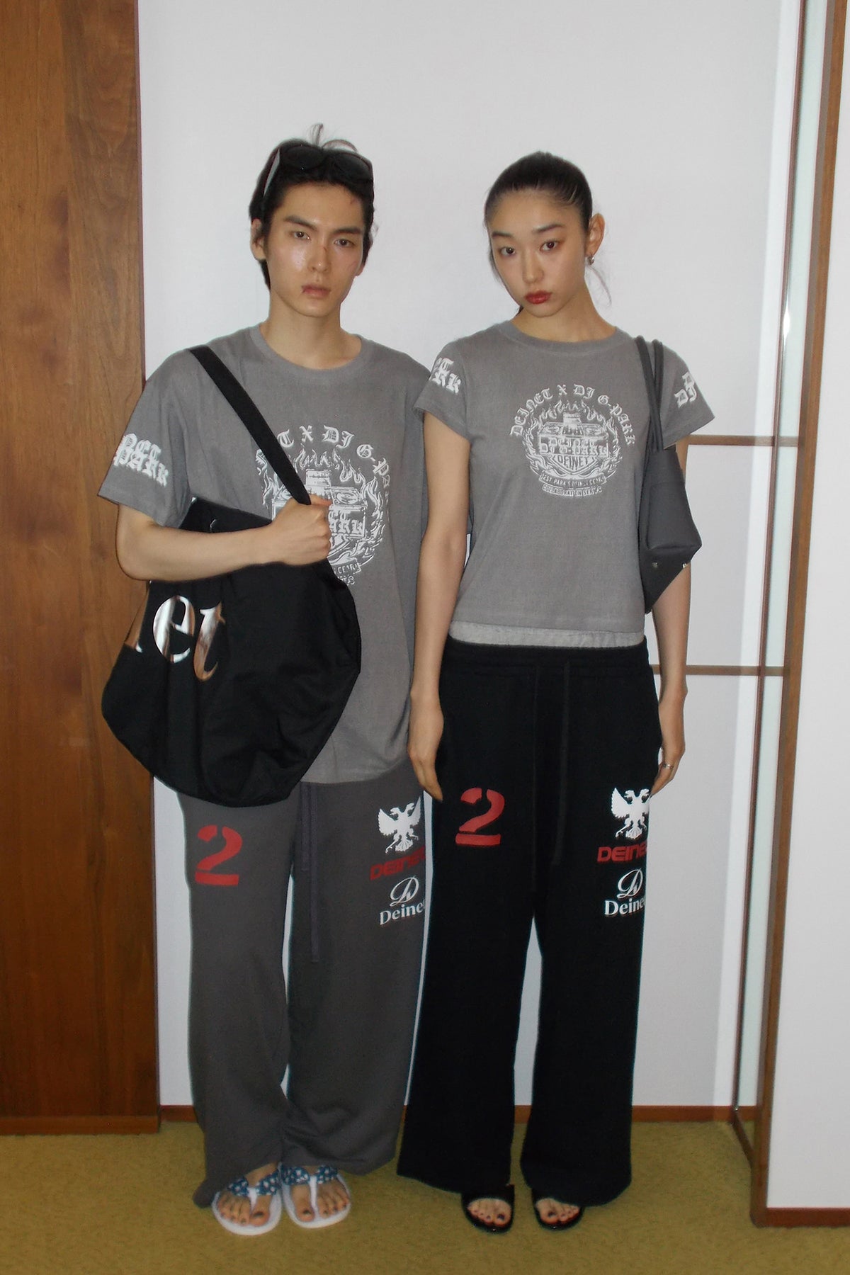 POINT LOGO SHOULDER BIG BAG IN BLACK — image 3