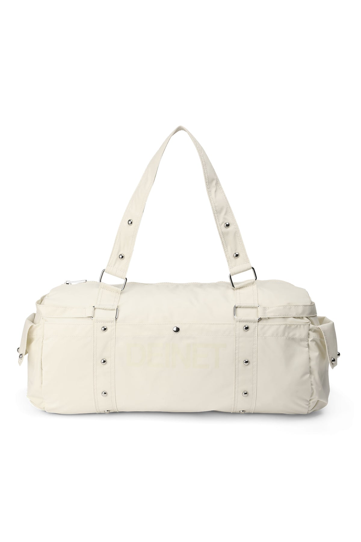 LOGO DUFFLE BAG IN LIGHT YELLOW — image 1