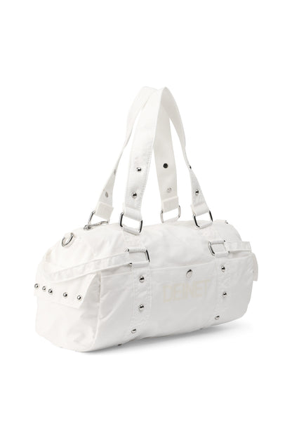 LOGO DUFFLE MINI BAG IN WHITE — image 3