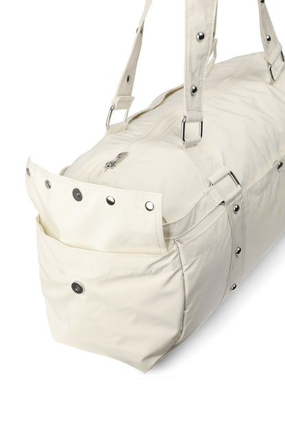 LOGO DUFFLE BAG IN LIGHT YELLOW — image 8