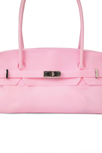 FREE CARD WALLET INCLUDED — JELLY TWO-WAY BAG IN PINK — image 7