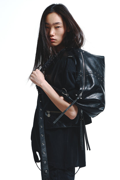 5WAY ZIPPER NOIR BAG IN BLACK — image 6