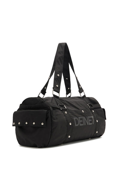 LOGO DUFFLE BAG IN BLACK — image 8