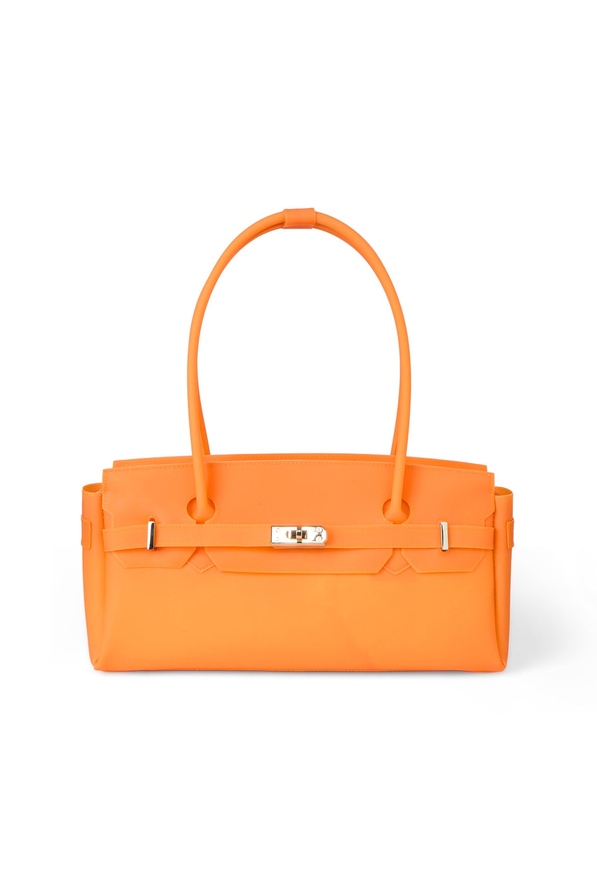 FREE CARD WALLET INCLUDED — JELLY TWO-WAY BAG IN ORANGE — image 1