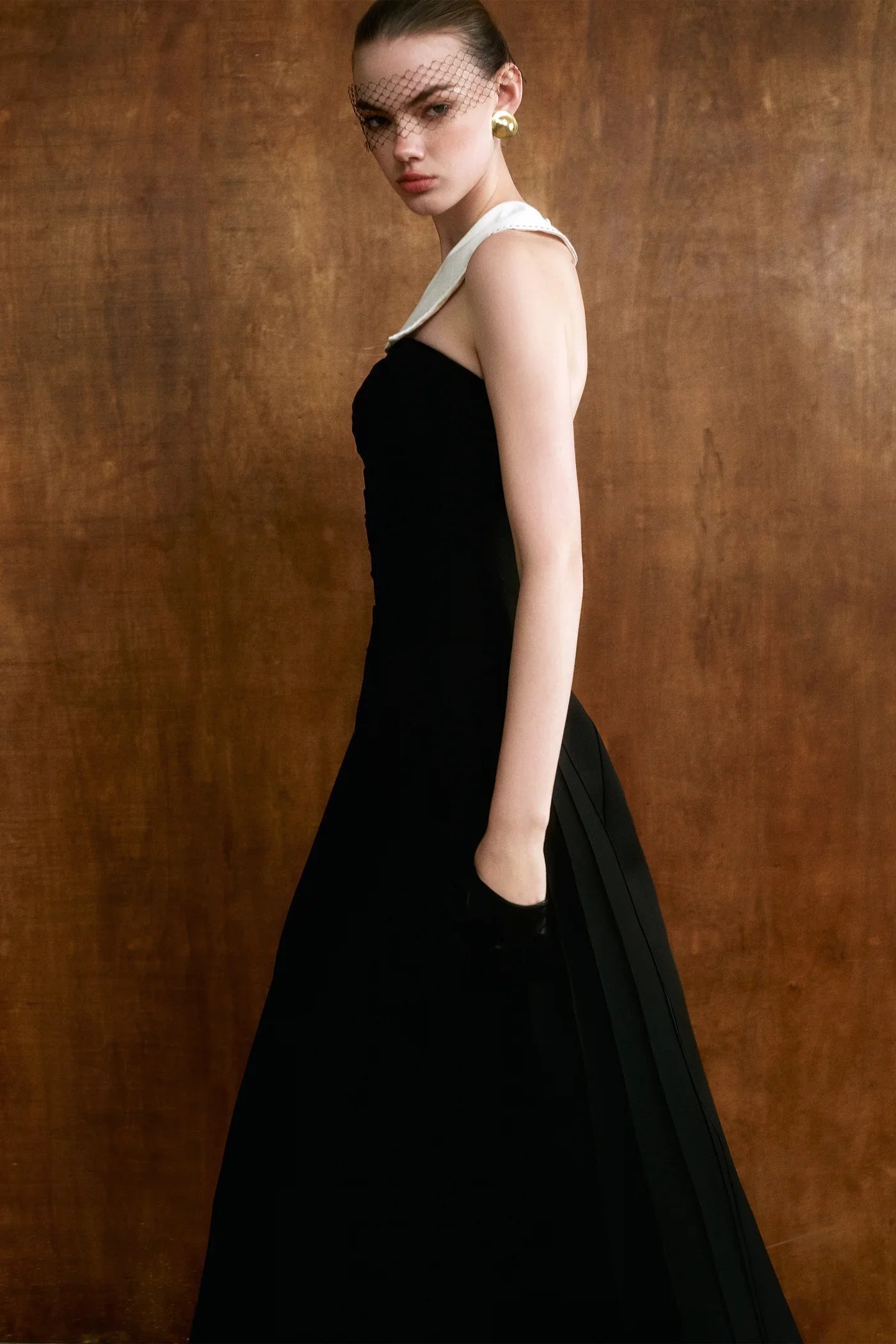 CICI NOIREL Halterneck Midi Dress