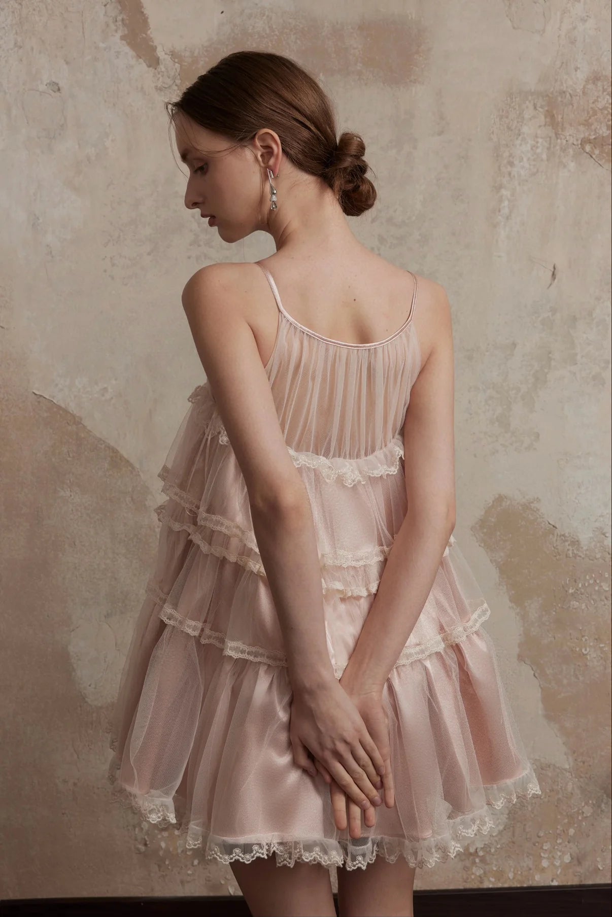 FA SOGNO WHITE PINK MINI DRESS - PINK