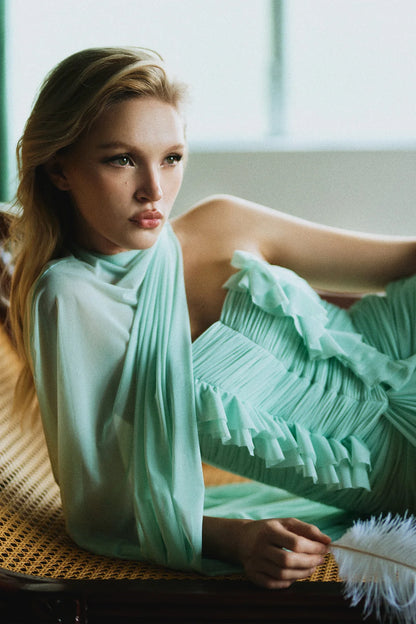 CICI ABIGAIL Bustier Maxi Dress