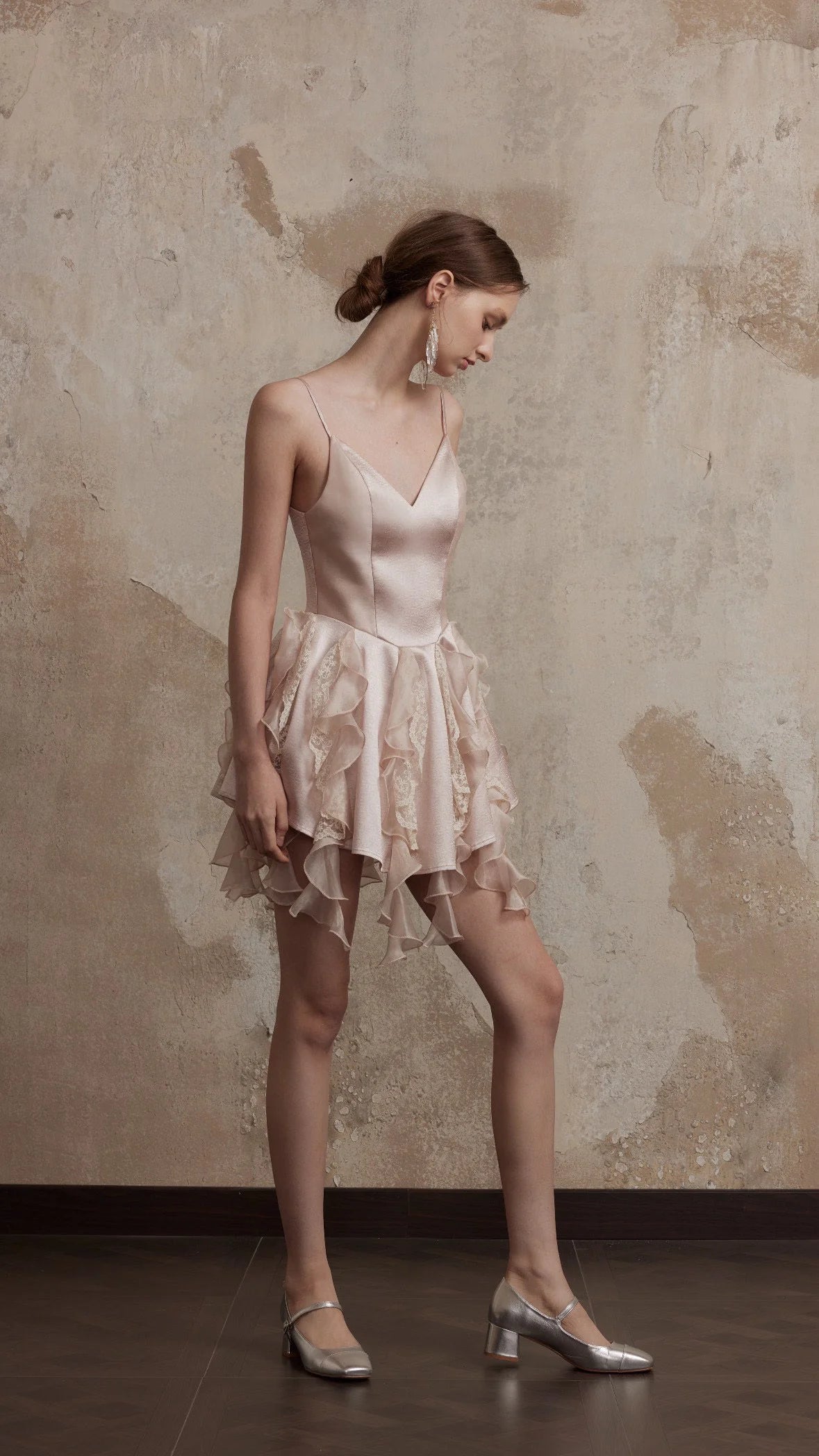 FA SOGNO PINK BLUE MINI DRESS - PINK