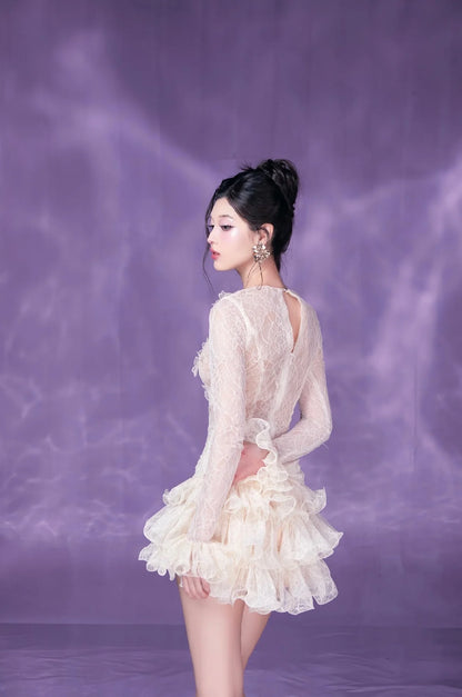 [品牌授权]By Jenny White Mei Mini Dress