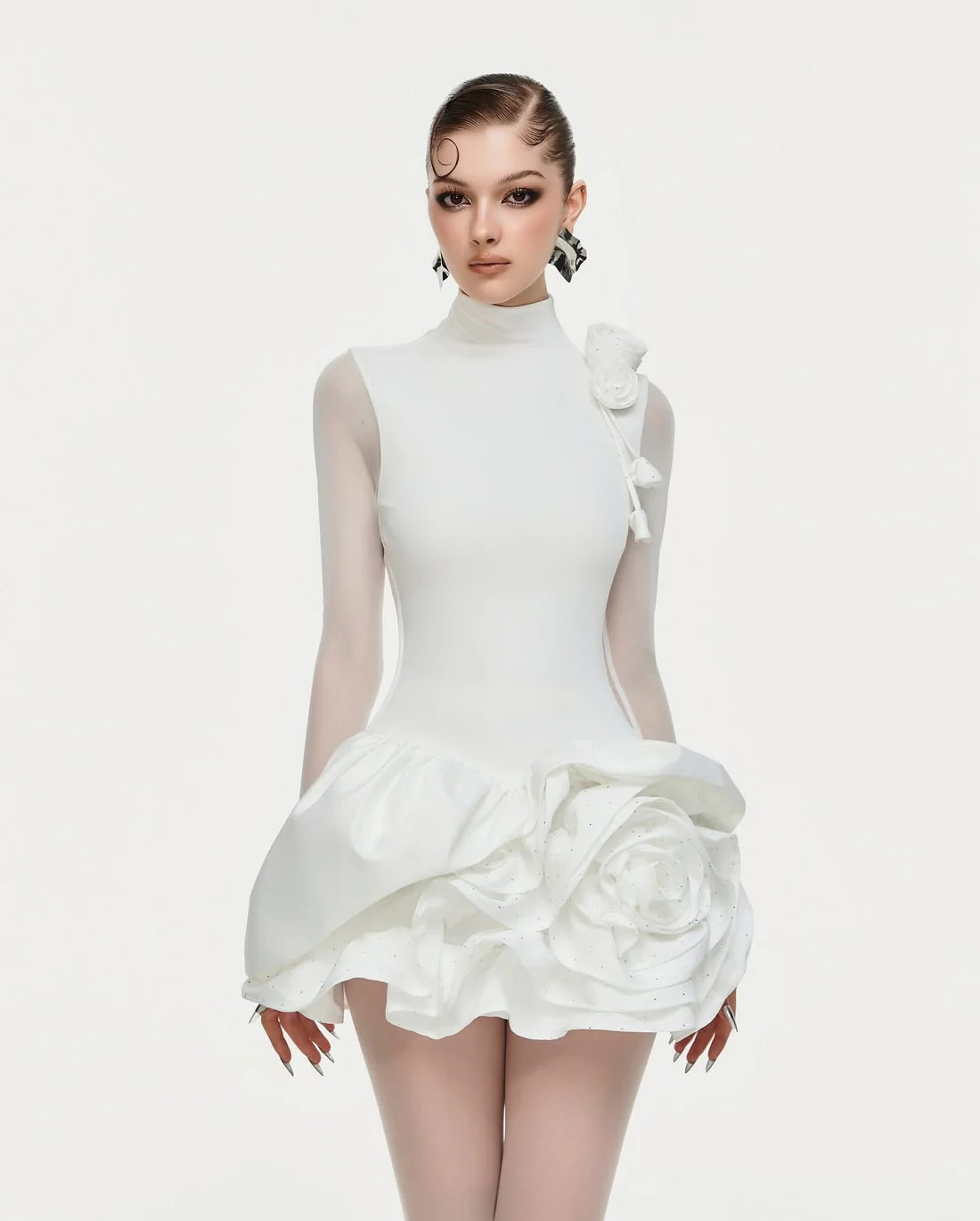 Moulinrose White Rose Dress