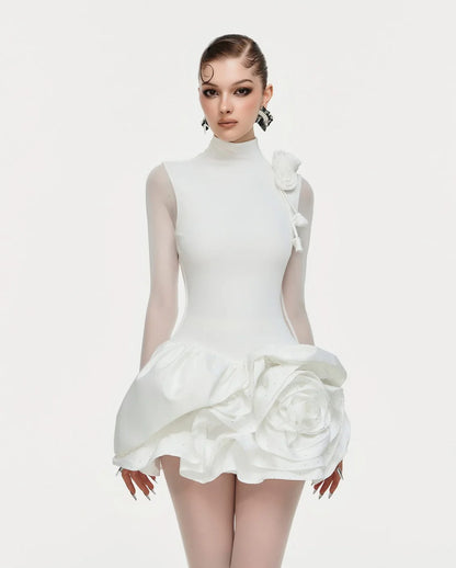 Moulinrose White Rose Dress