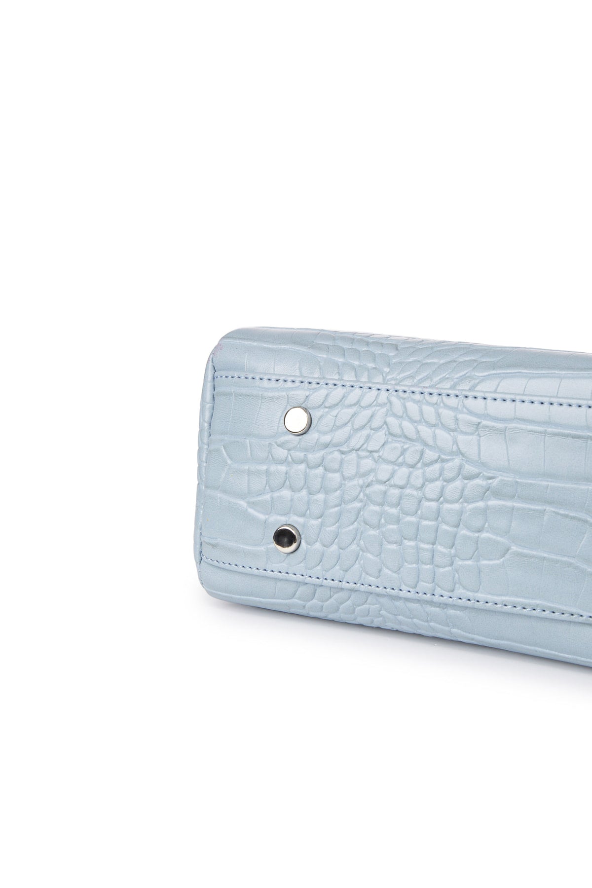 CROCODILE PATTERN TWO-WAY BAG IN SKY BLUE — image 10