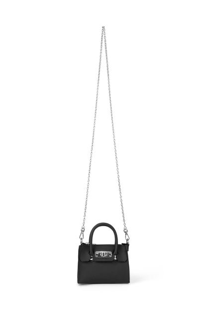 JELLY CHAIN MINI BAG IN BLACK — image 1