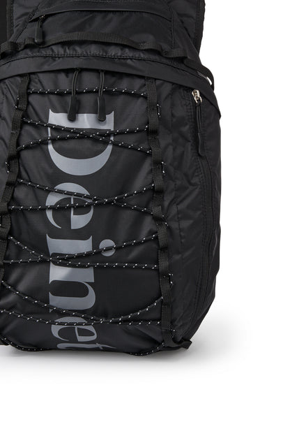 NYLON ESSENTIAL LOGO BACKPACK IN BLACK — image 6