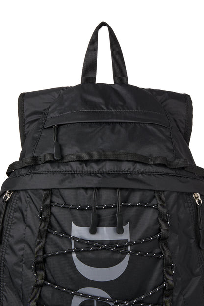 NYLON ESSENTIAL LOGO BACKPACK IN BLACK — image 5
