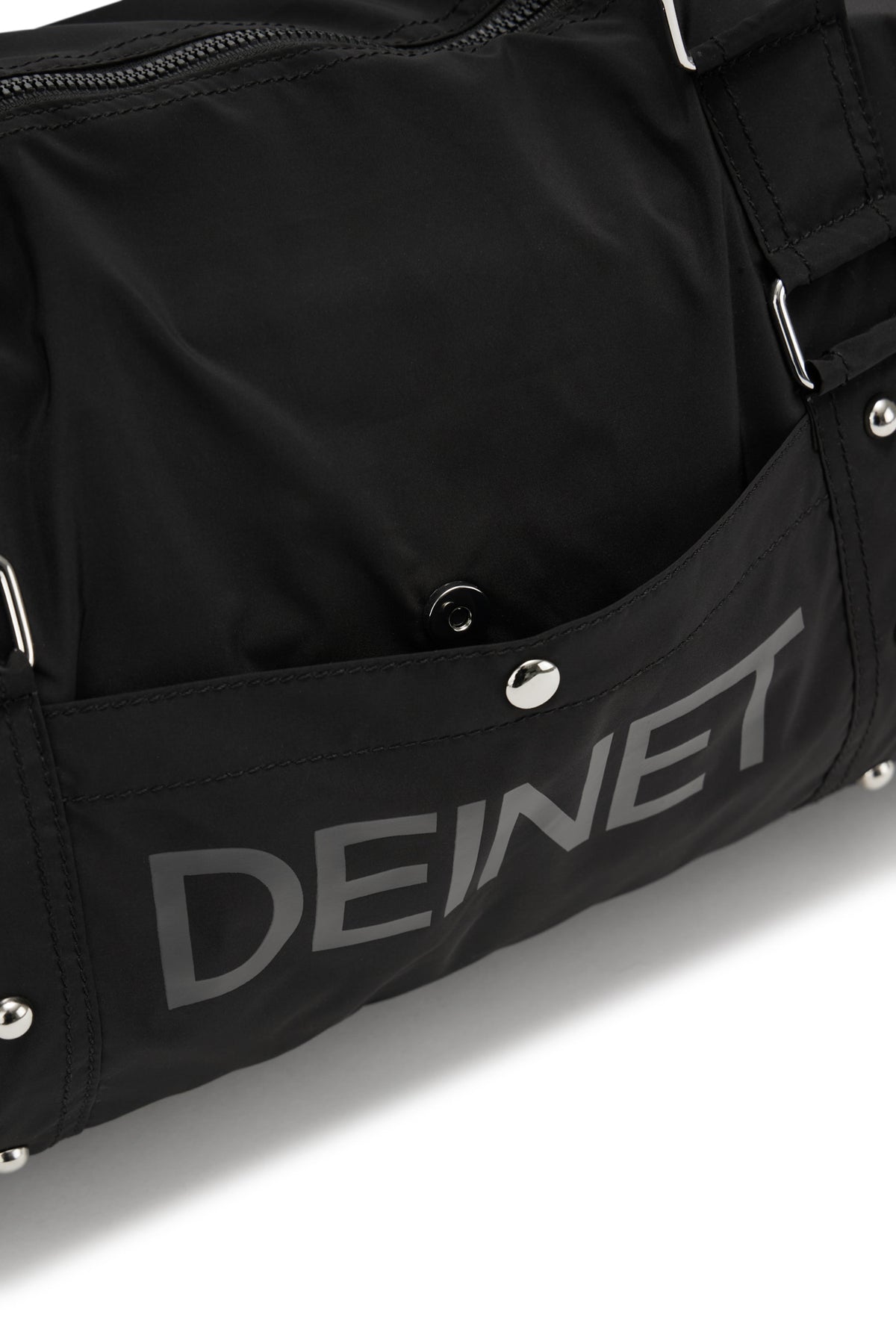 LOGO DUFFLE BAG IN BLACK — image 11