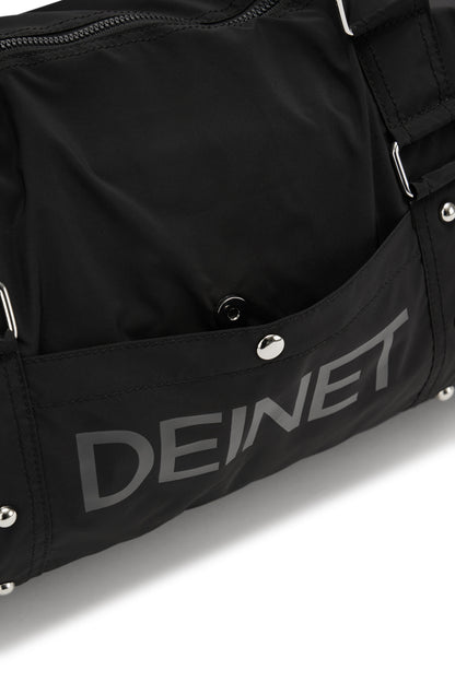 LOGO DUFFLE BAG IN BLACK — image 11