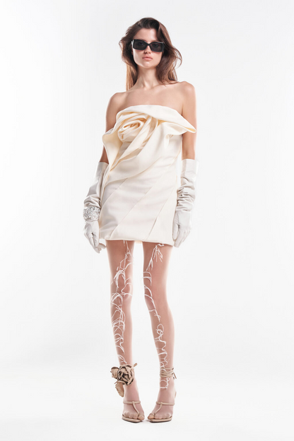 DATT [Best Seller] Rose Sculpture Dress (2color） product image