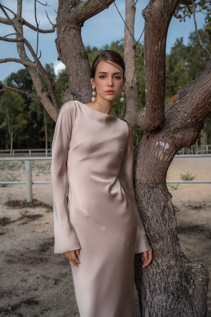 KISSERINE LILY SILK DRESS(4color) – Kisserine designer fashion