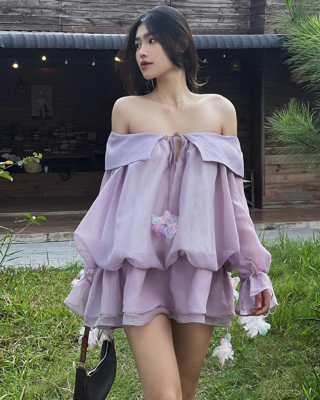 [品牌授权] ONONMADE [Best Seller] Lace Mini Dress