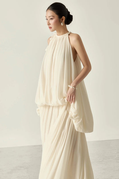 BYDENIO Matila Halter Neck Maxi Dress