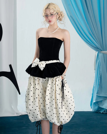 SWAN Closet Polka dot set
