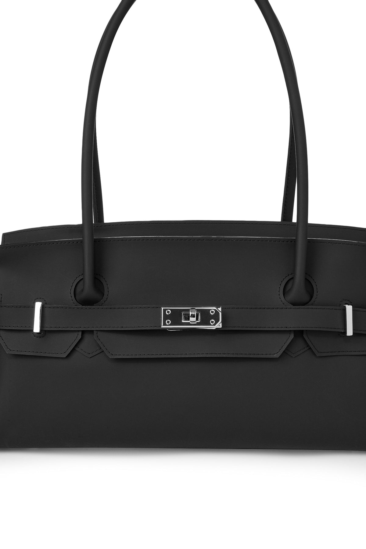 FREE CARD WALLET INCLUDED — JELLY TWO-WAY BAG IN BLACK — image 7