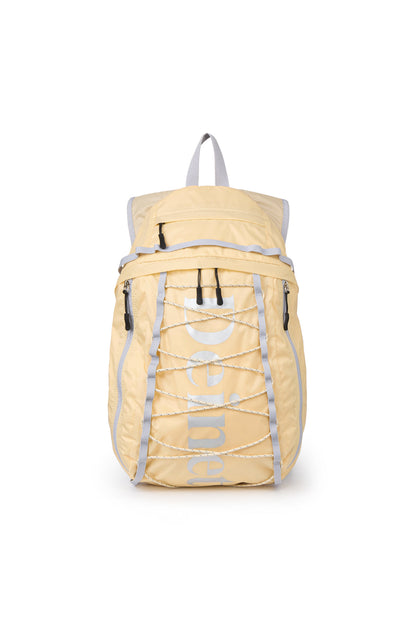 NYLON ESSENTIAL LOGO BACKPACK IN LIGHT YELLOW — image 2