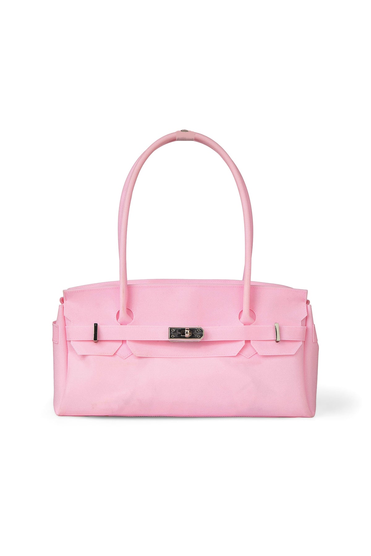 FREE CARD WALLET INCLUDED — JELLY TWO-WAY BAG IN PINK — image 1