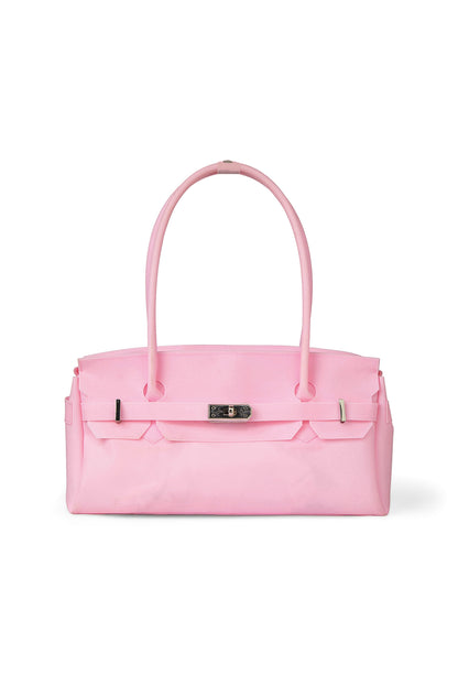 FREE CARD WALLET INCLUDED — JELLY TWO-WAY BAG IN PINK — image 1