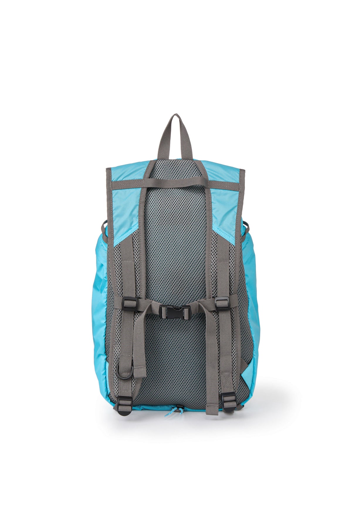 NYLON ESSENTIAL LOGO BACKPACK IN BLUE — image 4