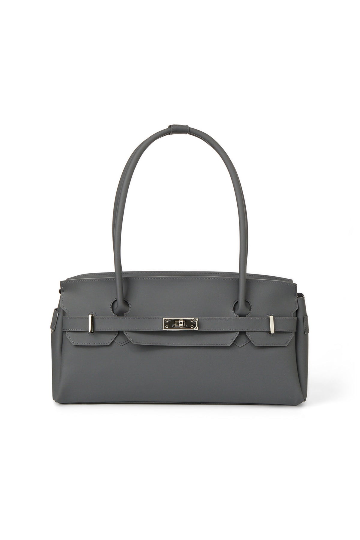 FREE CARD WALLET INCLUDED — JELLY TWO-WAY BAG IN CHARCOAL — image 2