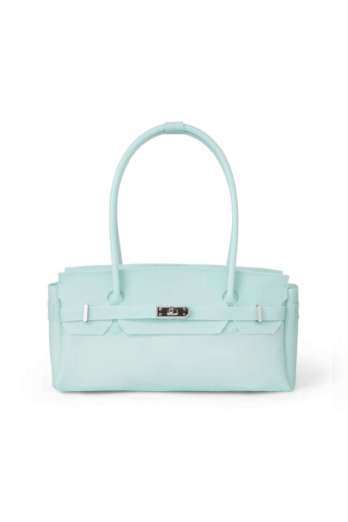 FREE CARD WALLET INCLUDED — JELLY TWO-WAY BAG IN ICE BLUE — image 1