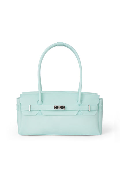 FREE CARD WALLET INCLUDED — JELLY TWO-WAY BAG IN ICE BLUE — image 1