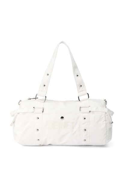 LOGO DUFFLE MINI BAG IN WHITE — image 2