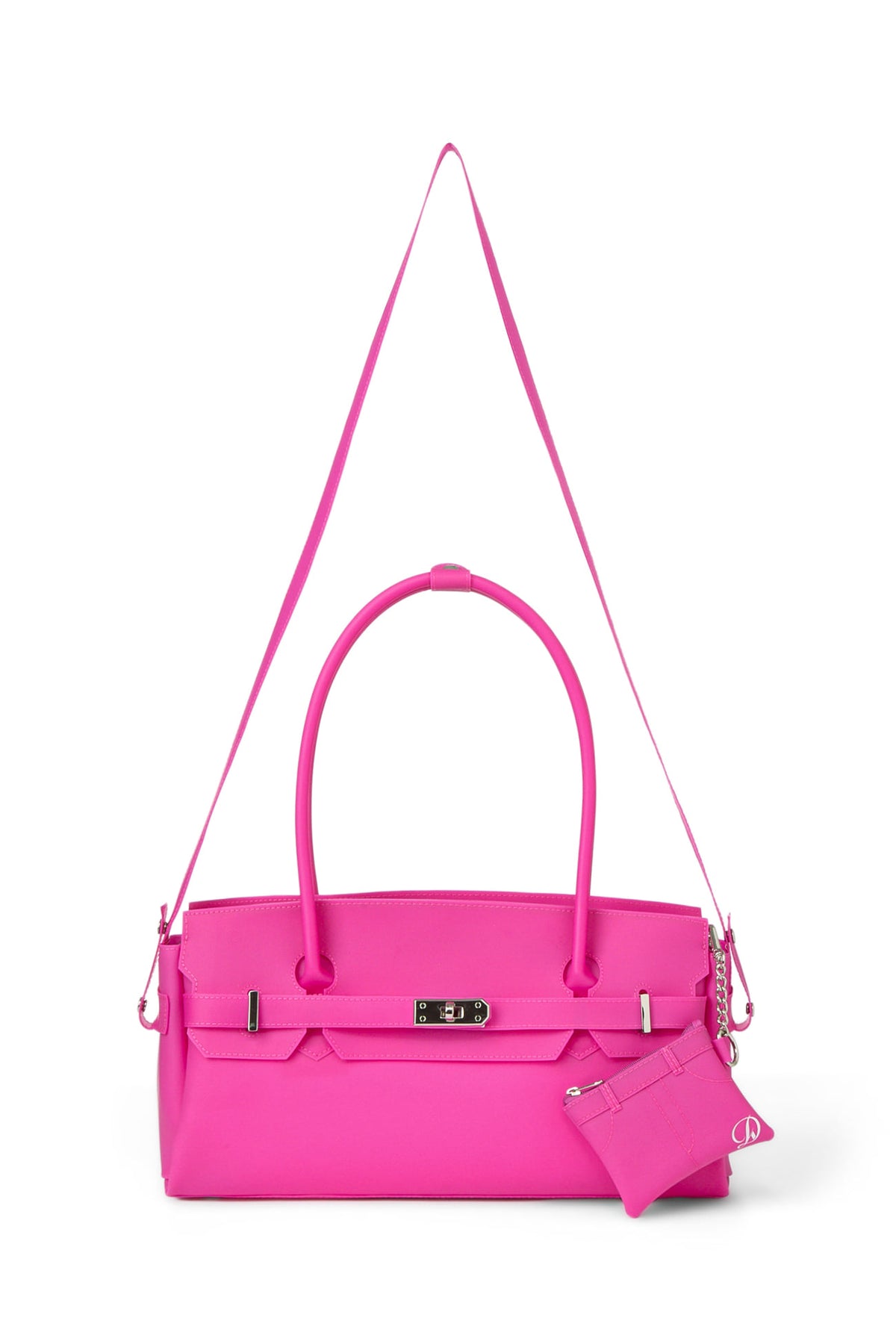 FREE CARD WALLET INCLUDED — JELLY TWO-WAY BAG IN PURPLE — image 6
