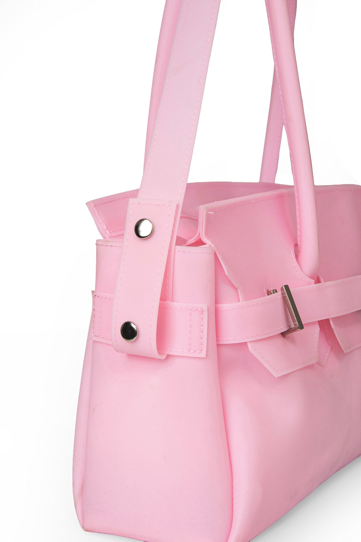 FREE CARD WALLET INCLUDED — JELLY TWO-WAY BAG IN PINK — image 9