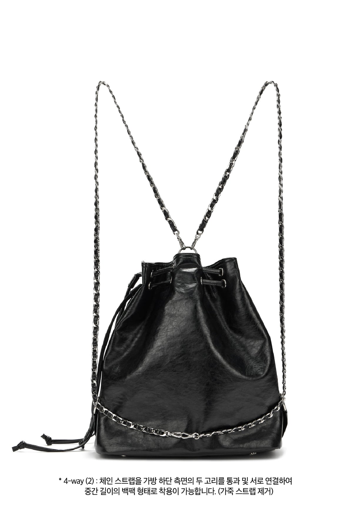 DEINET 5-WAY STUD POCKET MULTI BAG IN BLACK — image 9