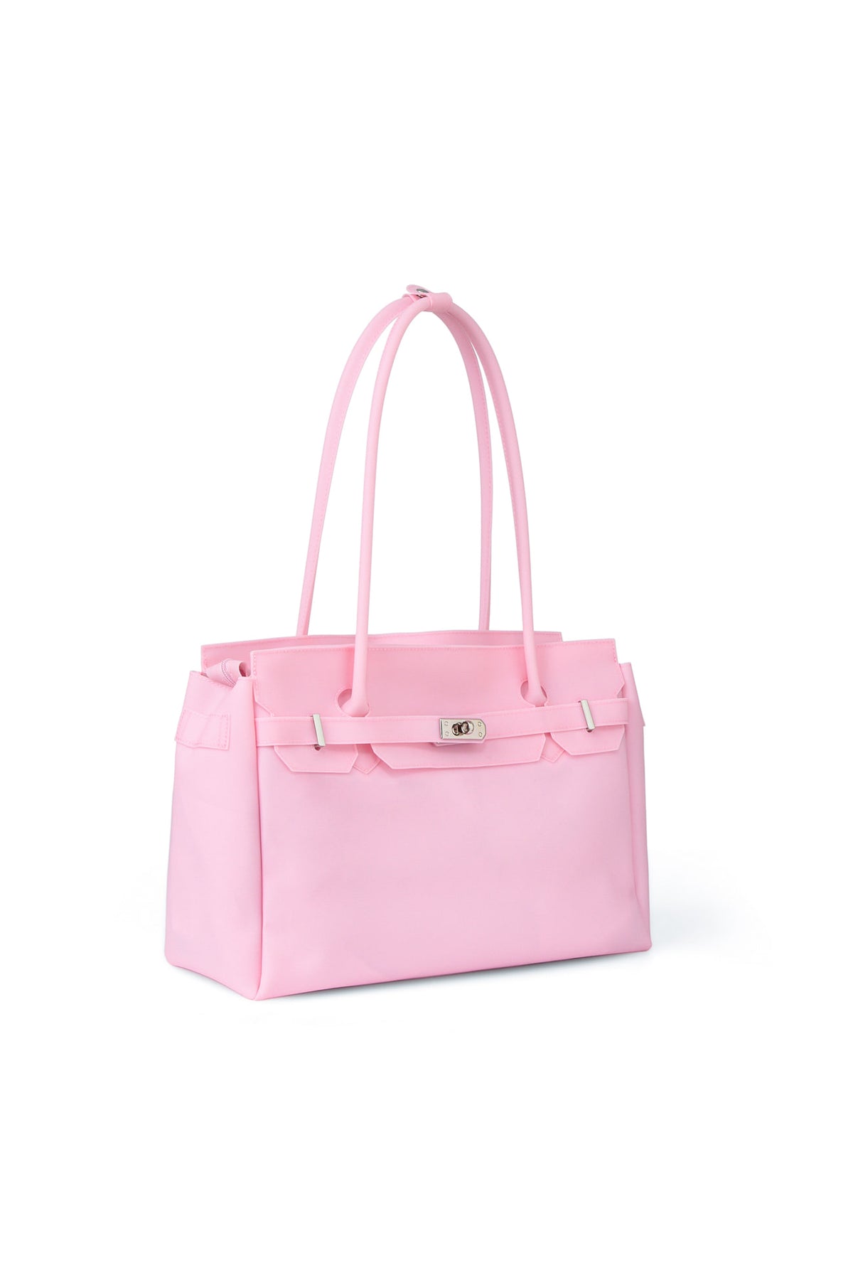FREE CARD WALLET INCLUDED — JELLY TWO-WAY BIG BAG IN PINK — image 3