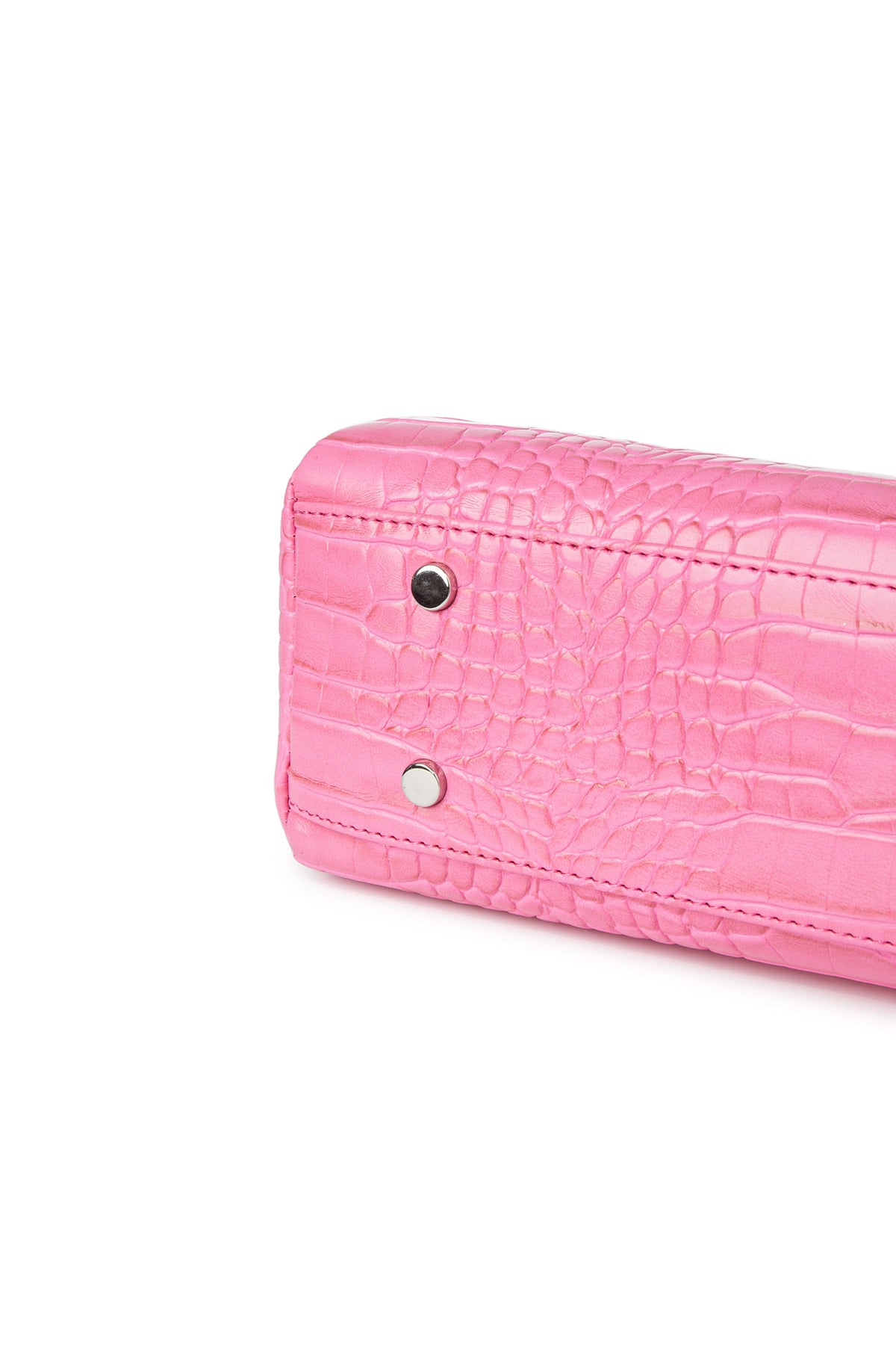 CROCODILE PATTERN TWO-WAY BAG IN PINK — image 10