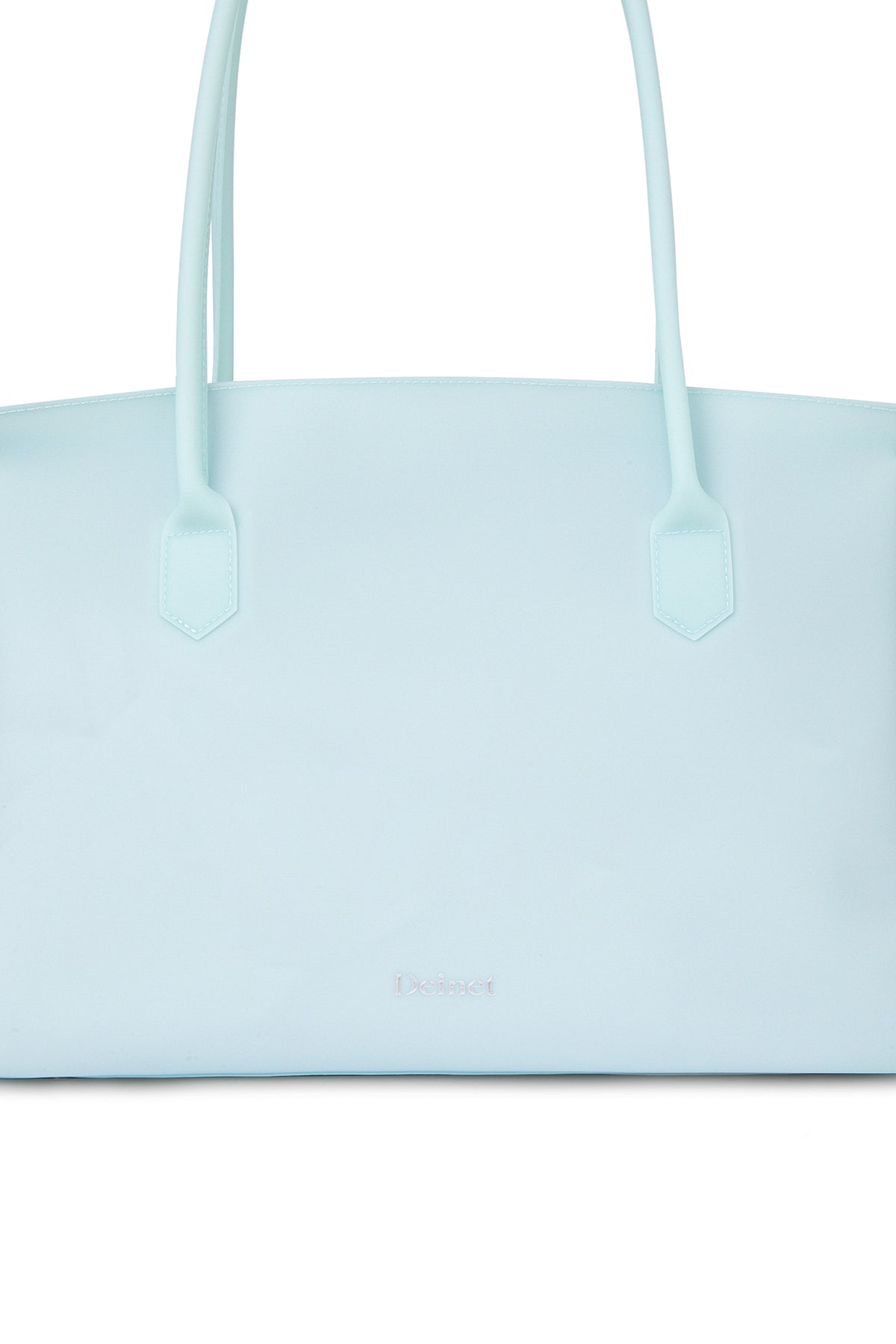 FREE CARD WALLET INCLUDED — JELLY TWO-WAY BIG BAG IN ICE BLUE — image 8