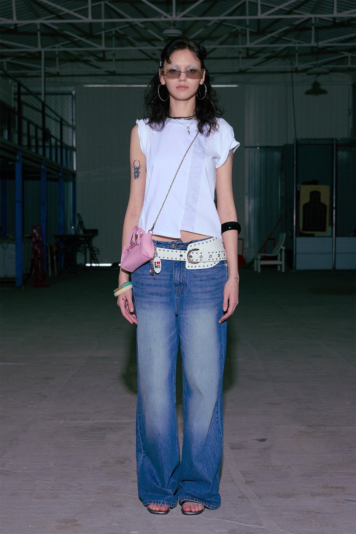 JELLY CHAIN MINI BAG IN PINK — image 2
