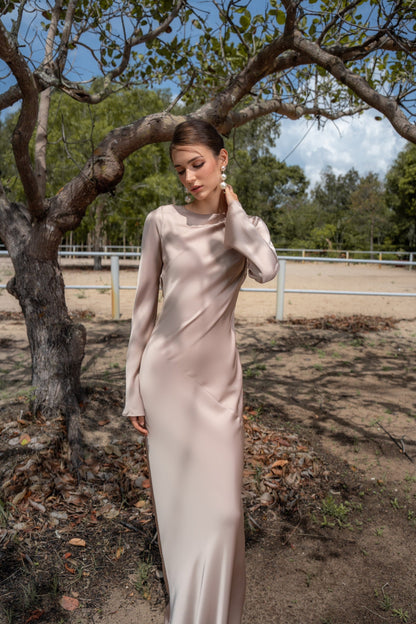 KISSERINE LILY SILK DRESS(4color) – Kisserine designer fashion