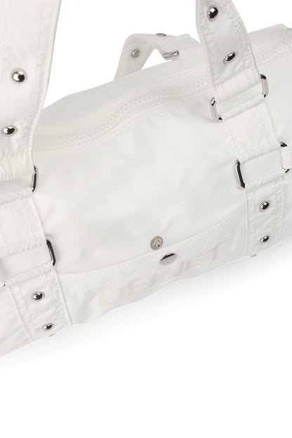LOGO DUFFLE MINI BAG IN WHITE — image 7