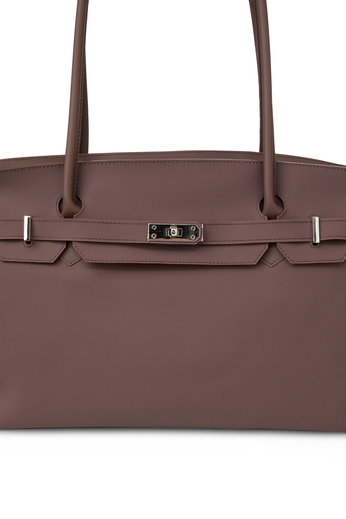 FREE CARD WALLET INCLUDED — JELLY TWO-WAY BIG BAG IN BROWN — image 7