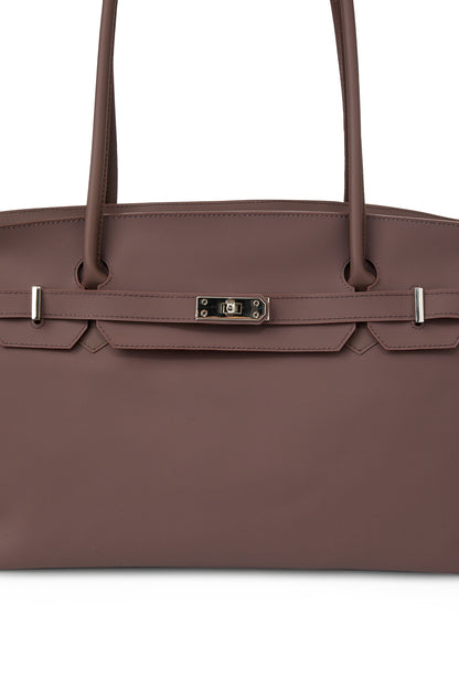 FREE CARD WALLET INCLUDED — JELLY TWO-WAY BIG BAG IN BROWN — image 7
