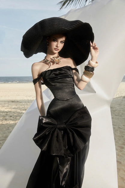 [品牌授权] MAEL FEMME WHITE BLACK KELLA TOP DRIZELLA MAXI SKIRT