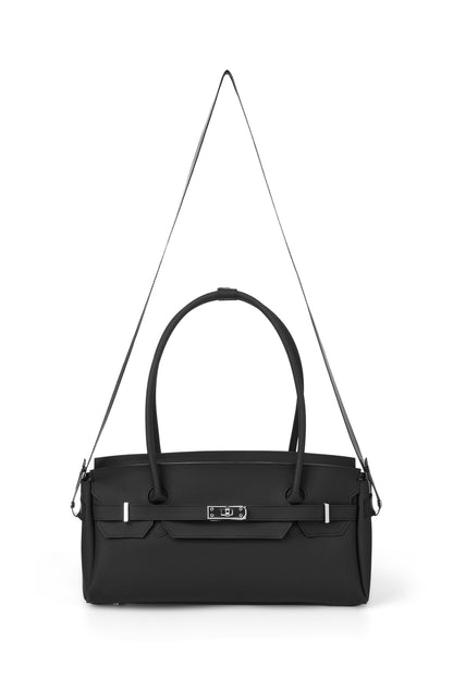 FREE CARD WALLET INCLUDED — JELLY TWO-WAY BAG IN BLACK — image 5